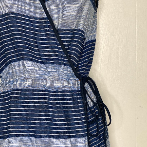 Ace & Jig Linen Blend Wrap Dress Womens Size Small - Picture 3 of 10